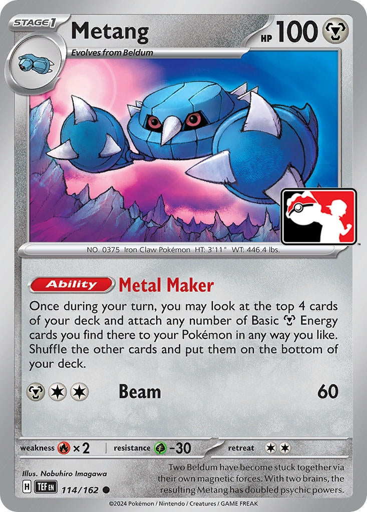 Metang (114/162) (Prize Pack Series Cards)