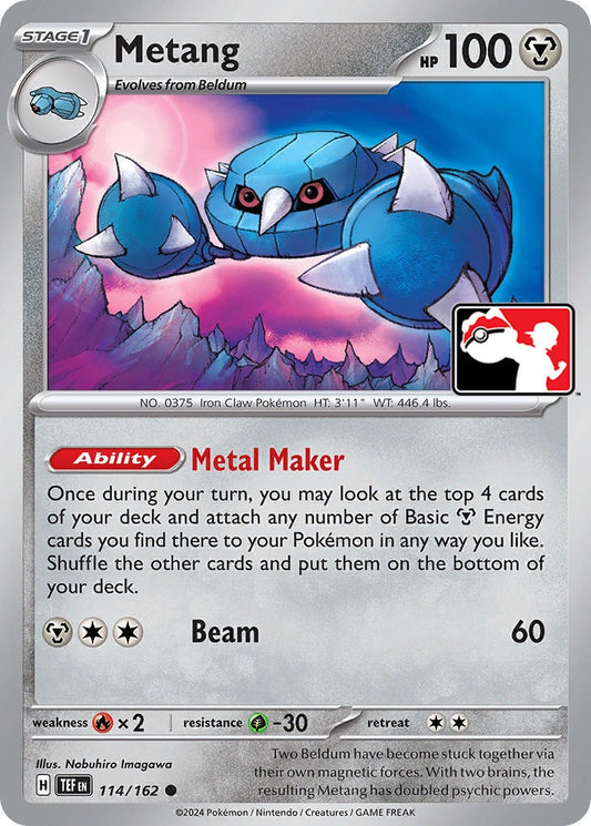 Metang (114/162) (Prize Pack Series Cards)