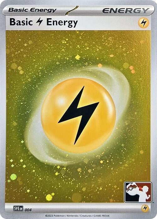 Basic Lightning Energy - 004 (Cosmos Holo) (004) (Prize Pack Series Cards)