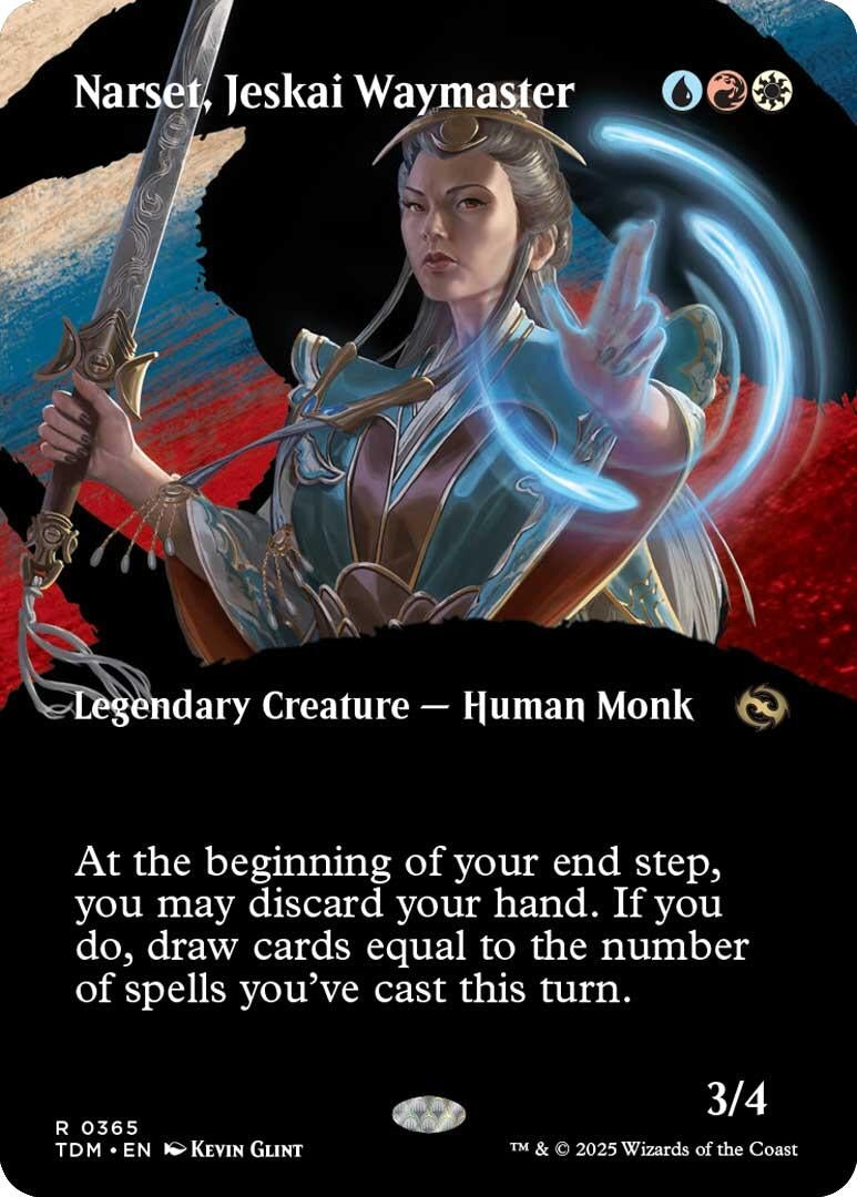 Narset, Jeskai Waymaster (Borderless) (365) (TDM)