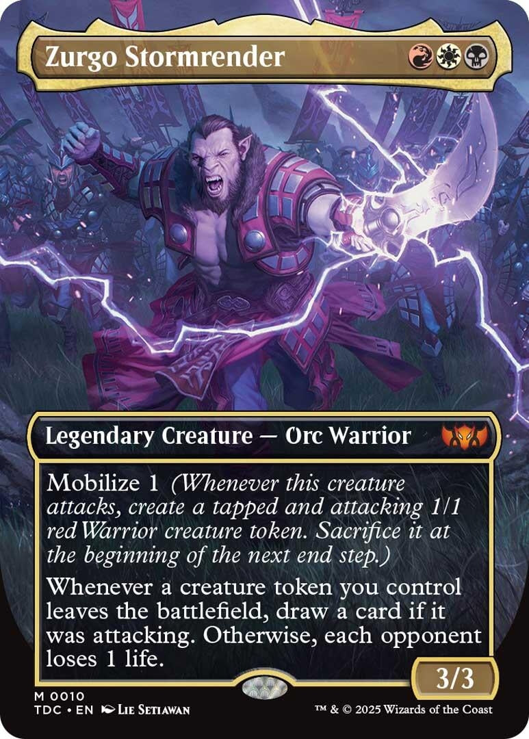 Zurgo Stormrender (Borderless) (10) (TDC)
