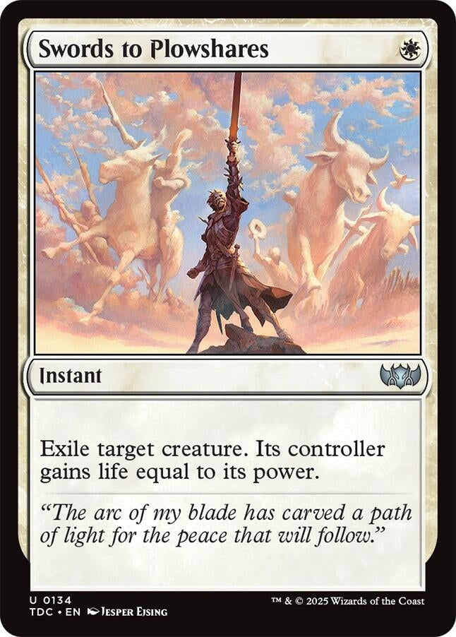 Swords to Plowshares (134) (TDC)
