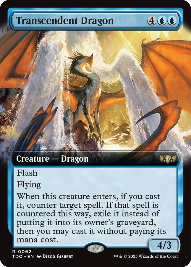 Transcendent Dragon (Extended Art) (62) (TDC)