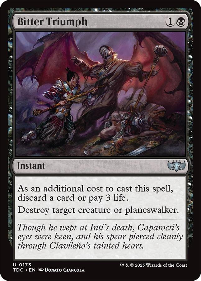 Bitter Triumph (173) (TDC)