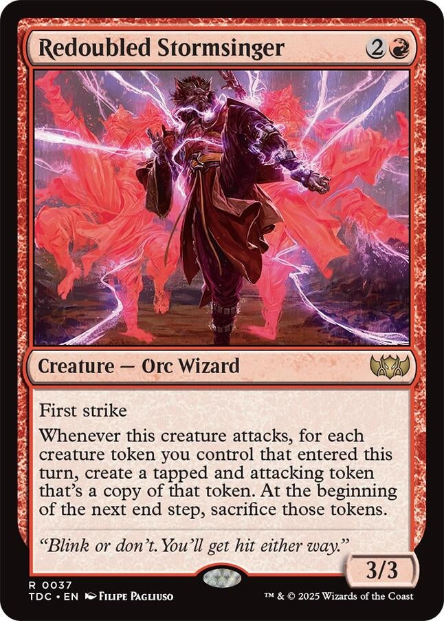 Redoubled Stormsinger (37) (TDC)