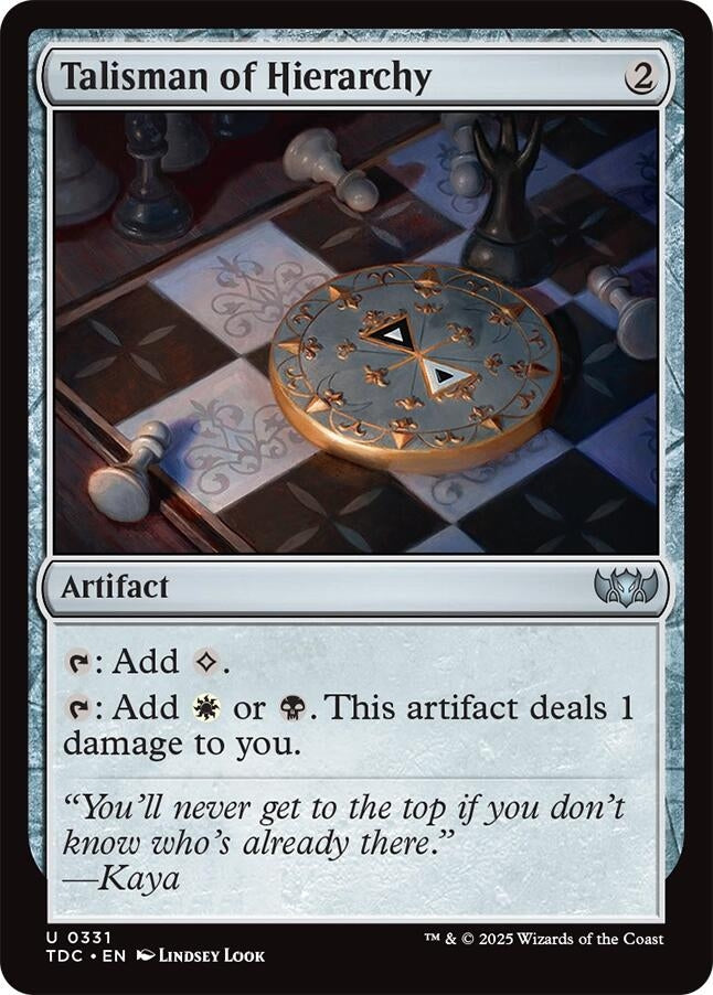 Talisman of Hierarchy (331) (TDC)