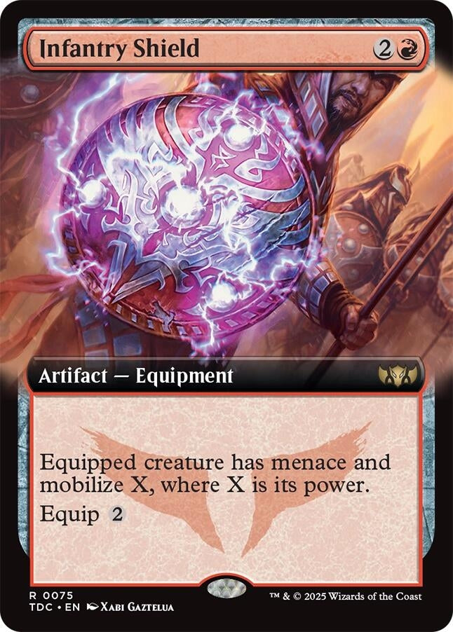 Infantry Shield (Extended Art) (75) (TDC)