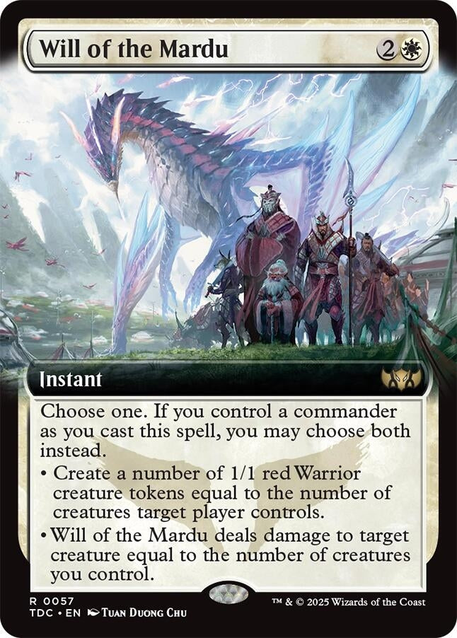 Will of the Mardu (Extended Art) (57) (TDC)