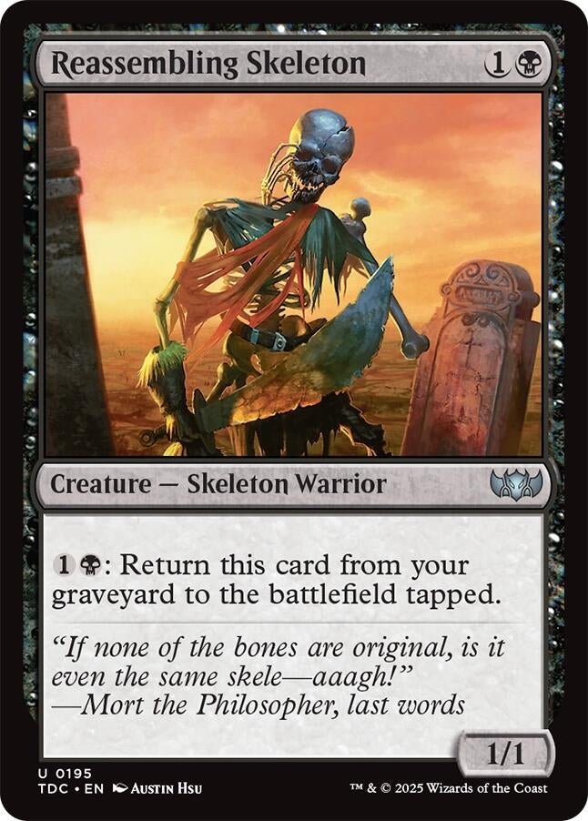 Reassembling Skeleton (195) (TDC)