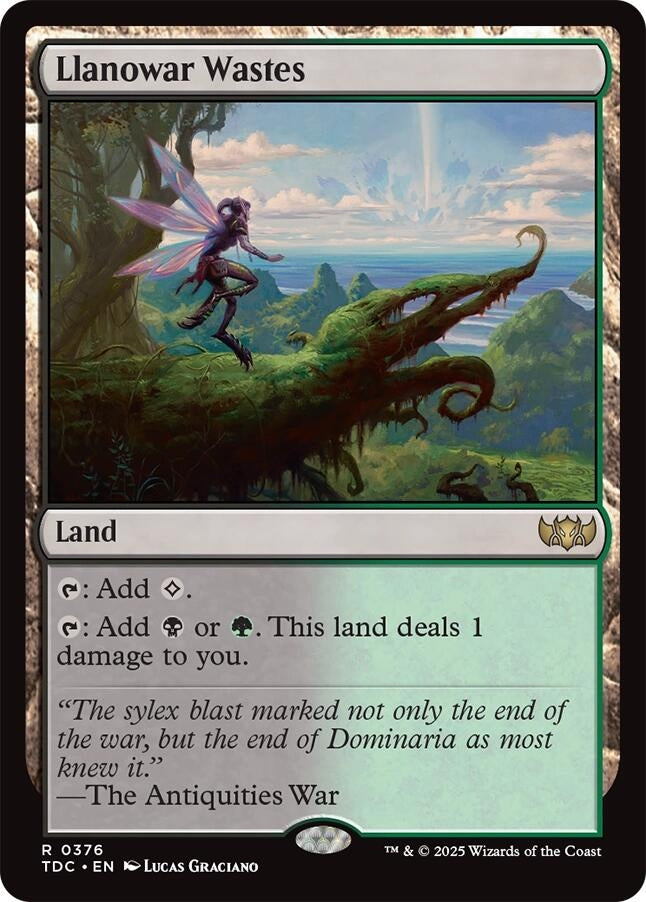Llanowar Wastes (376) (TDC)