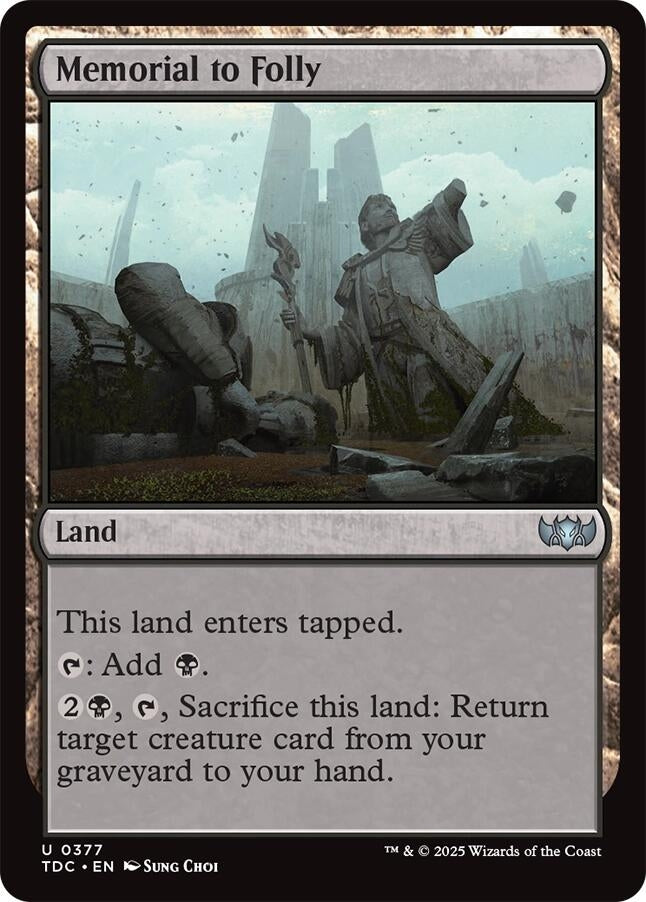 Memorial to Folly (377) (TDC)