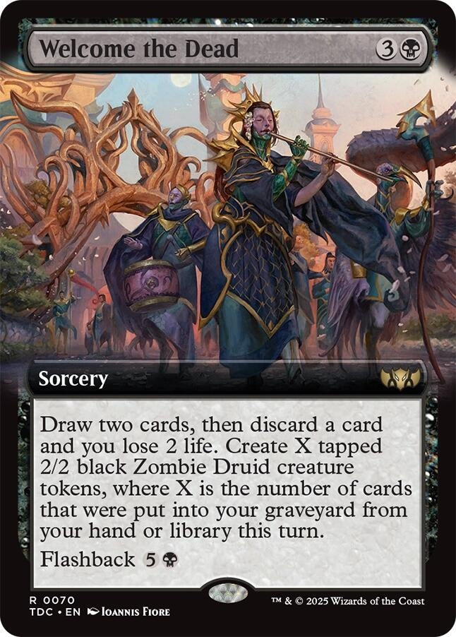 Welcome the Dead (Extended Art) (70) (TDC)