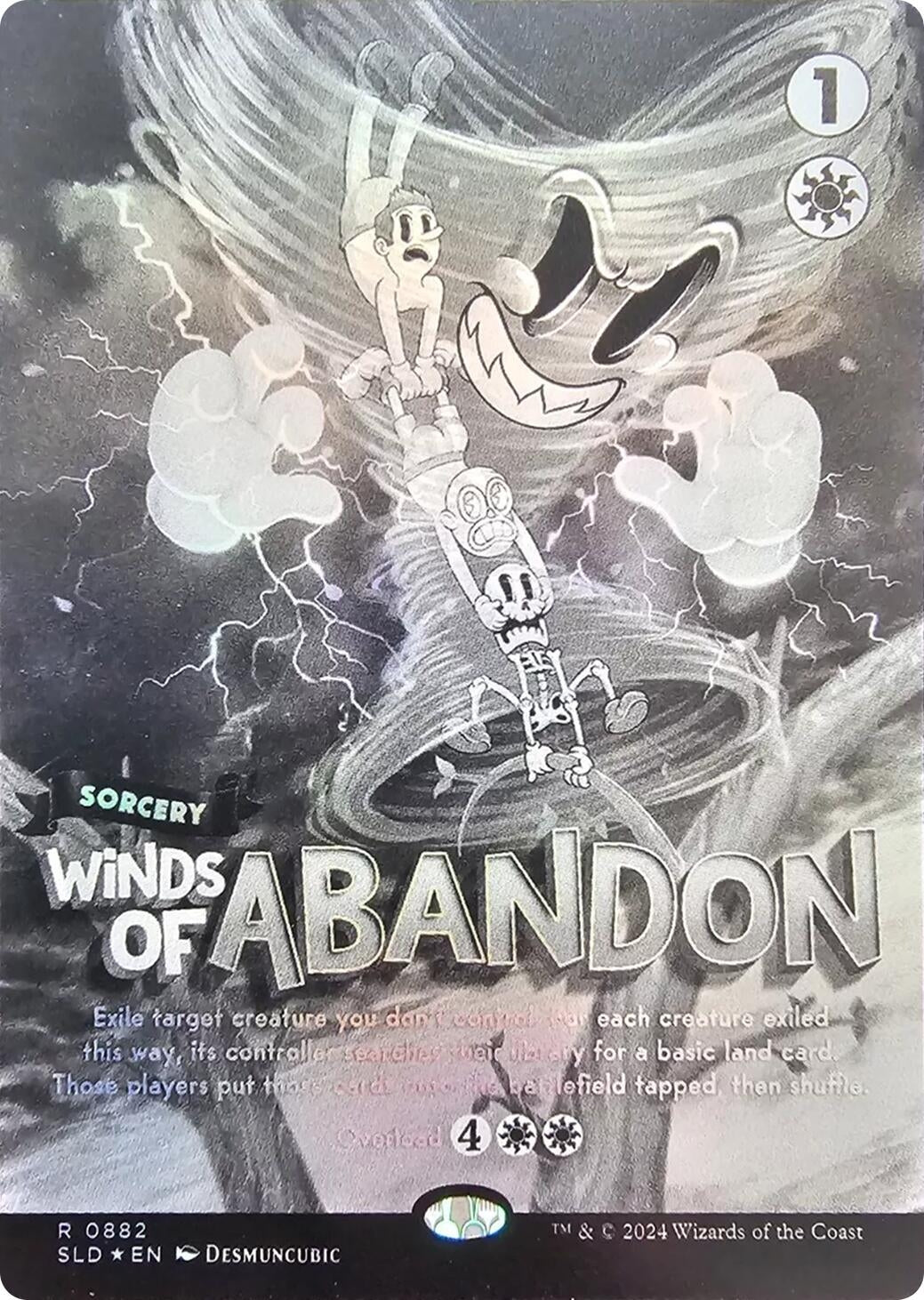 Winds of Abandon (Black & White Foil) (882) (SLD)