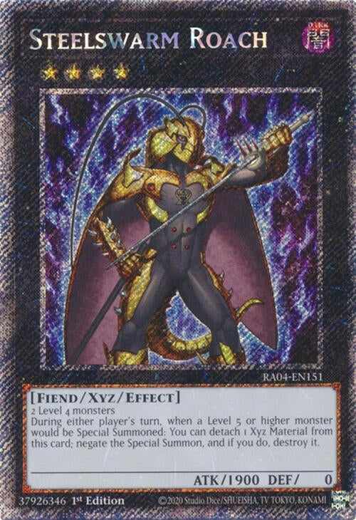 Steelswarm Roach (Platinum Secret Rare) (RA04-EN151)