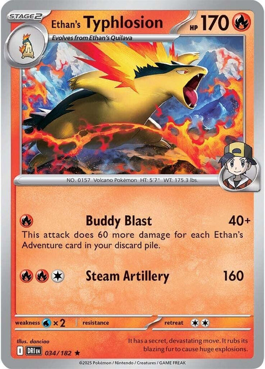 Ethan's Typhlosion (034/182) (DRI)