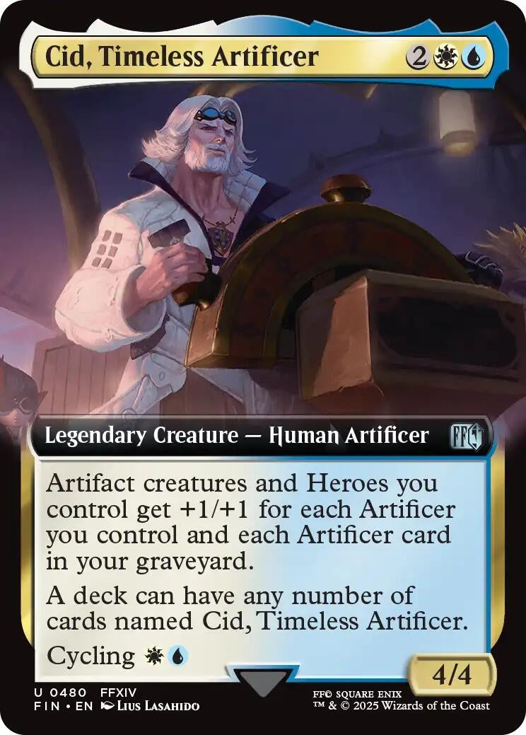 Cid, Timeless Artificer (Extended Art) (480) (FIN)