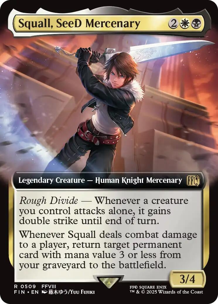 Squall, SeeD Mercenary (Extended Art) (509) (FIN)