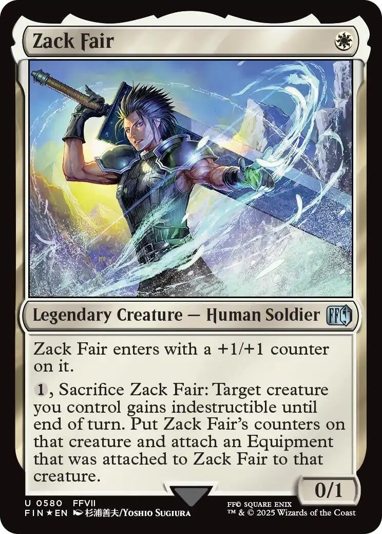 Zack Fair (Surge Foil) (580) (FIN)