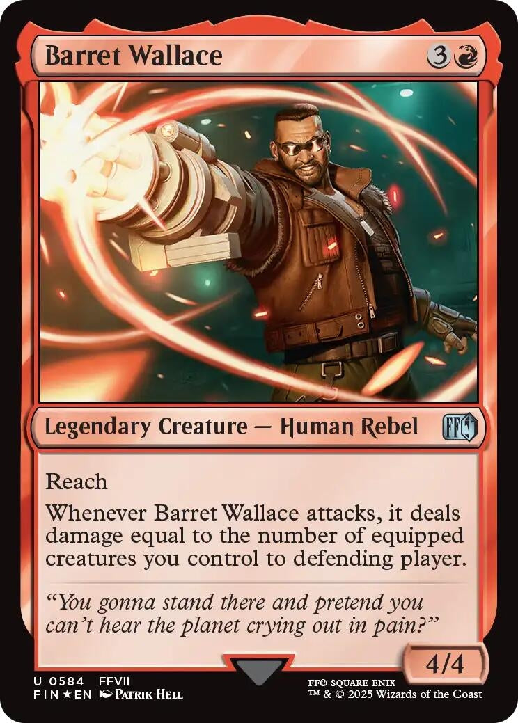 Barret Wallace (Surge Foil) (584) (FIN)