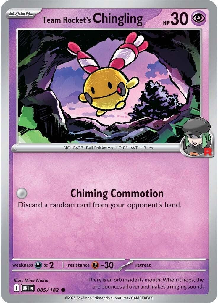 Team Rocket's Chingling (085/182) (DRI)