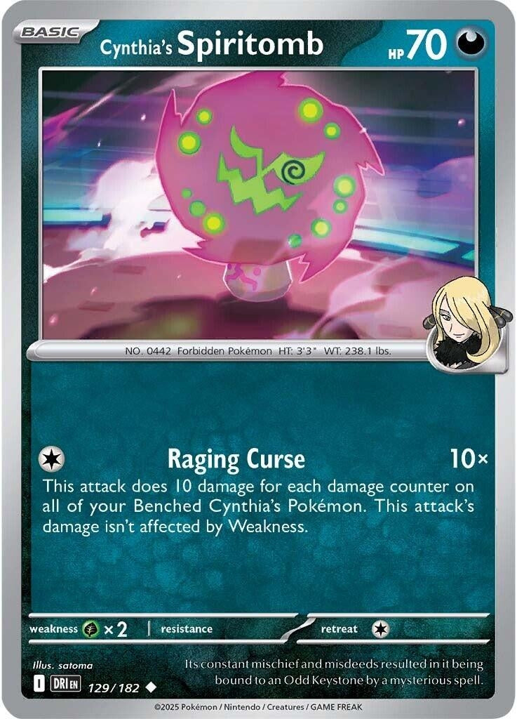Cynthia's Spiritomb (129/182) (DRI)