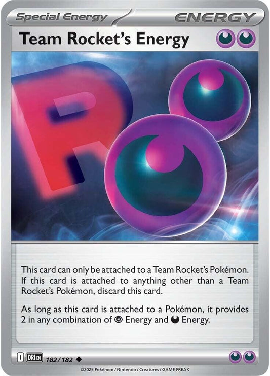 Team Rocket's Energy (182/182) (DRI)
