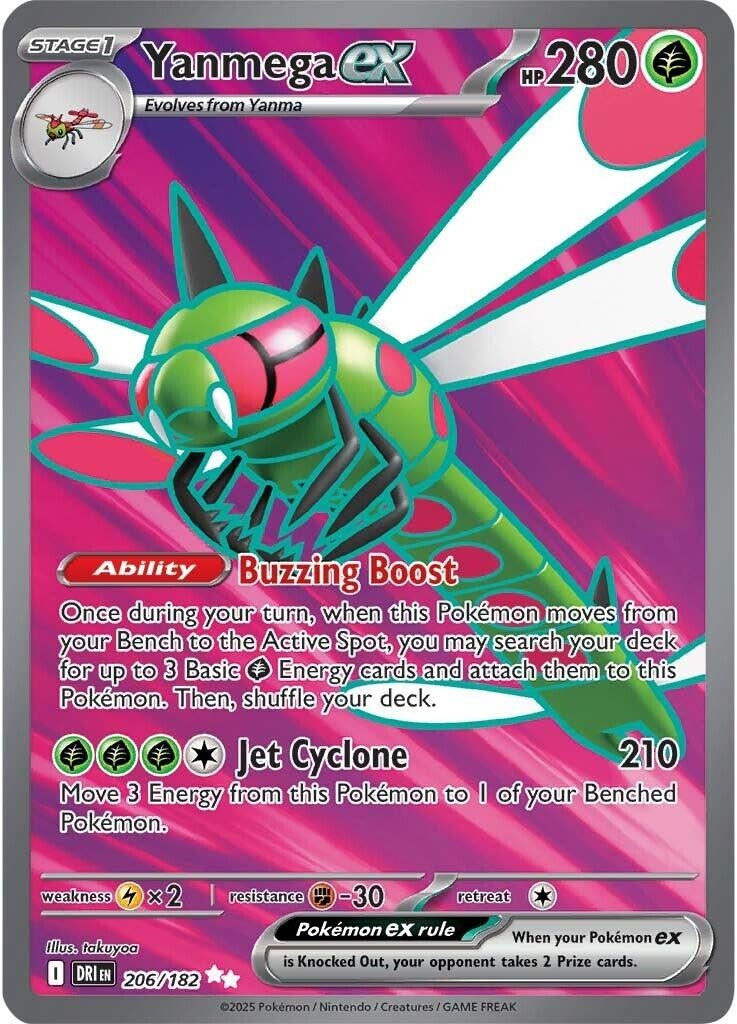 Yanmega ex (206/182) (DRI)