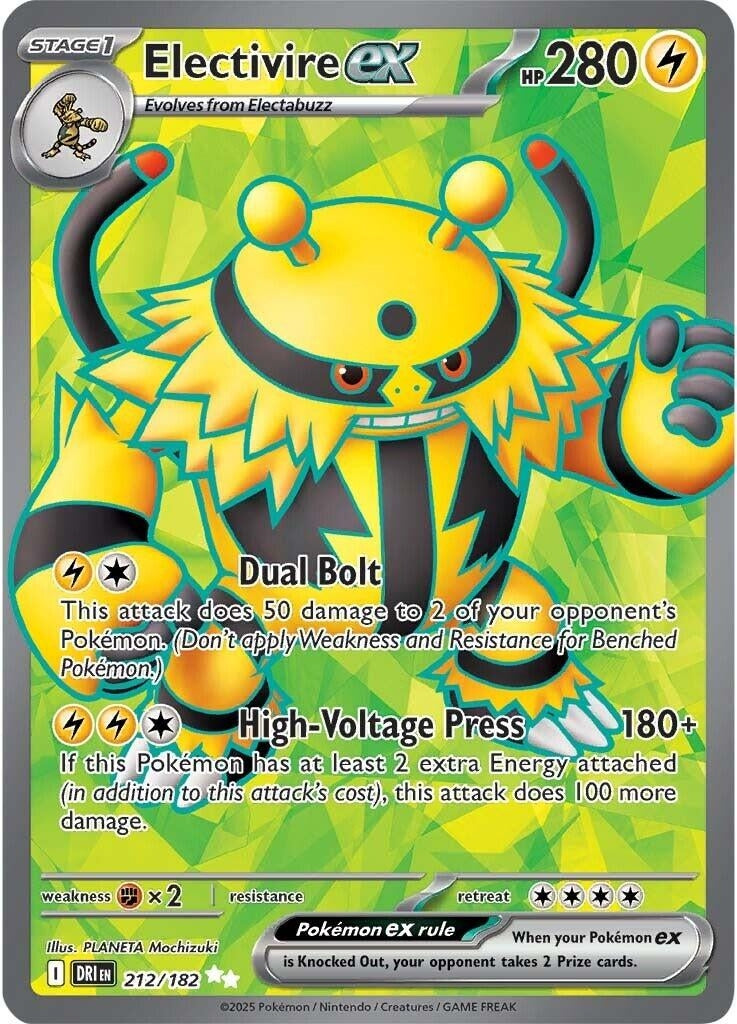 Electivire ex (212/182) (DRI)