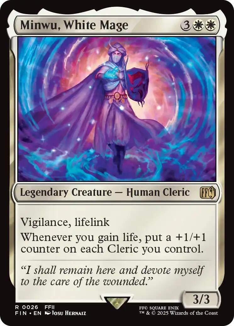 Minwu, White Mage (26) (FIN)