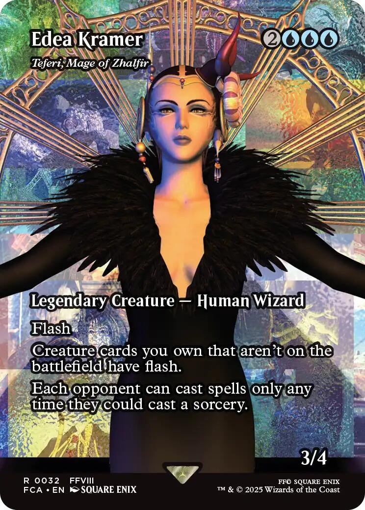 Edea Kramer - Teferi, Mage of Zhalfir (Showcase) (32) (FCA)