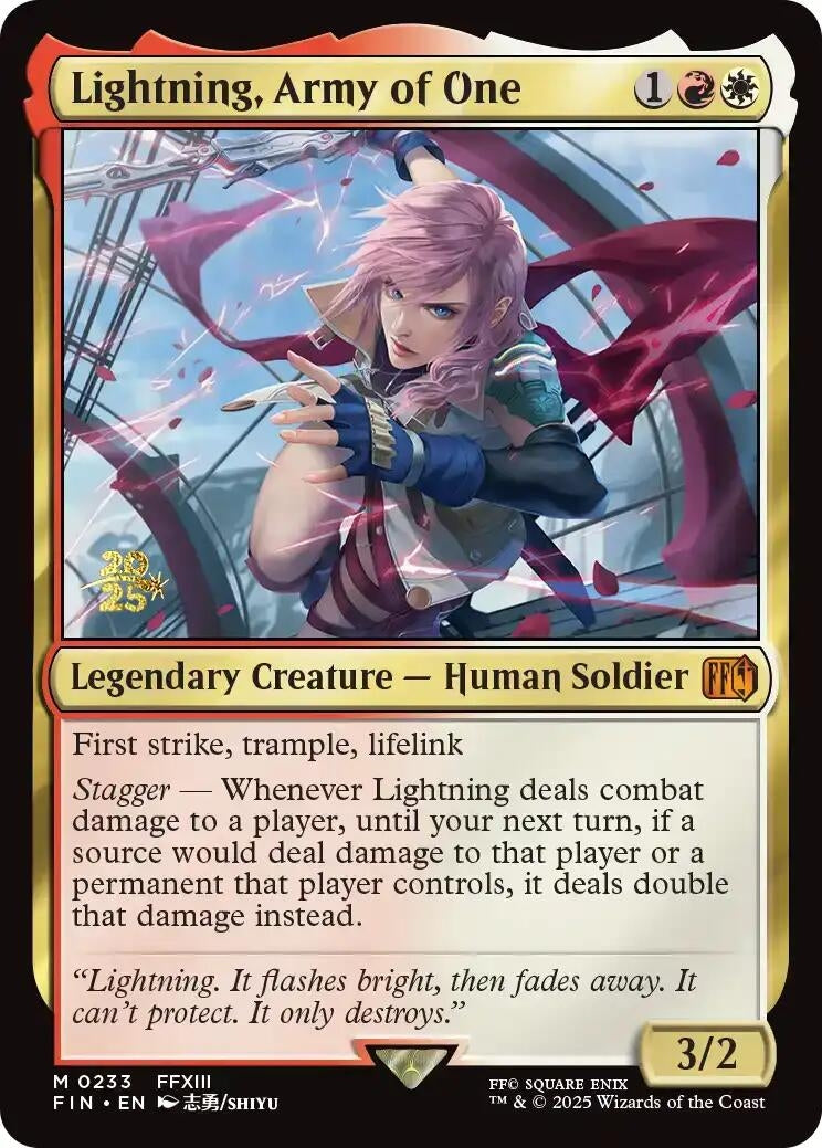 Lightning, Army of One (233) (PRE)