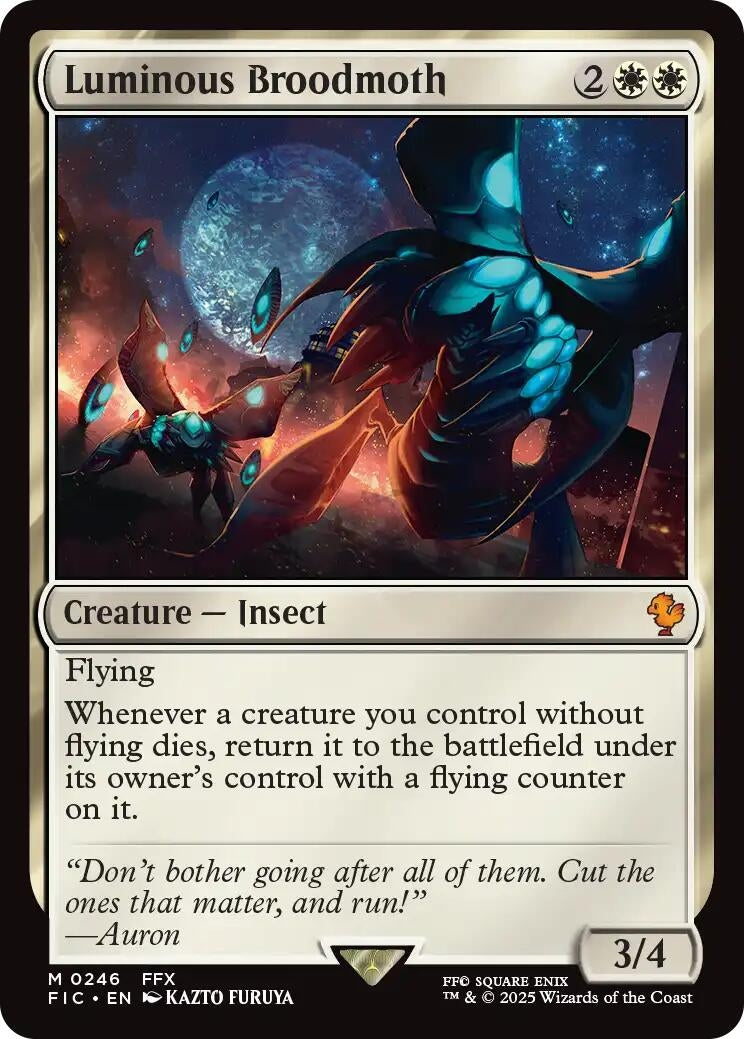 Luminous Broodmoth (Surge Foil) (246) (FIC)