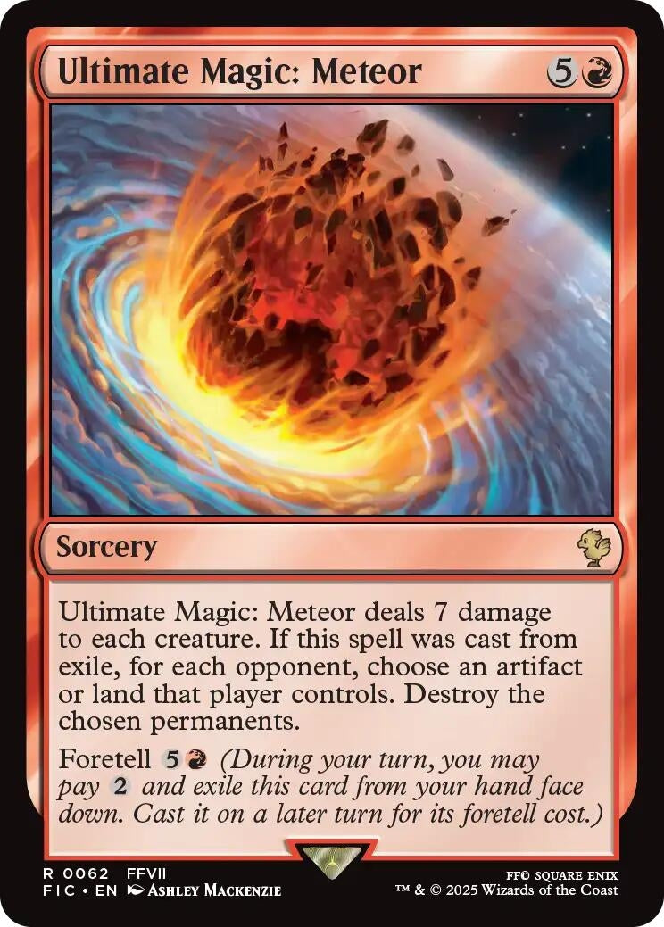 Ultimate Magic: Meteor (Surge Foil) (62) (FIC)