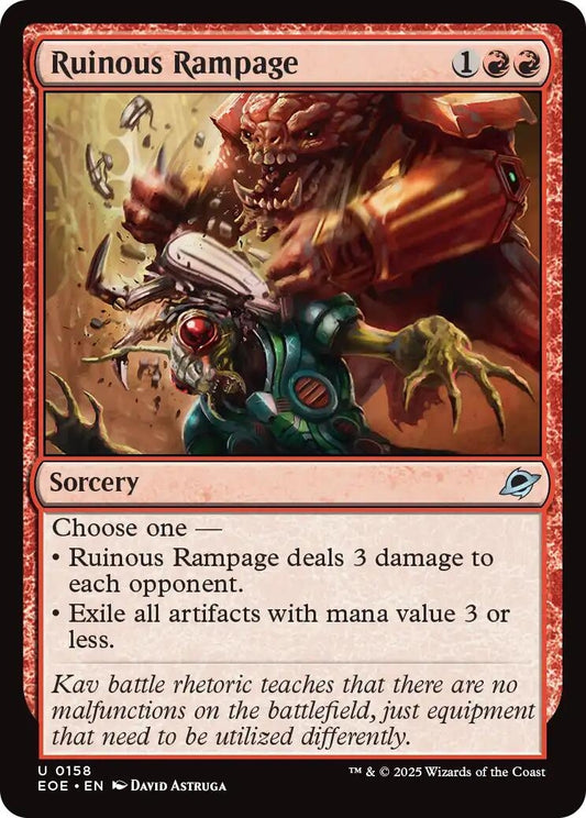 Ruinous Rampage (158) (Edge of Eternities) (EOE)