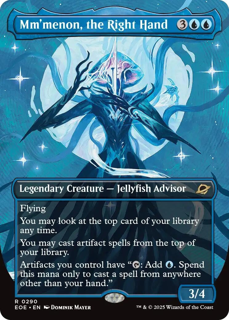 Mm'menon, the Right Hand (Borderless) (290) (EOE)