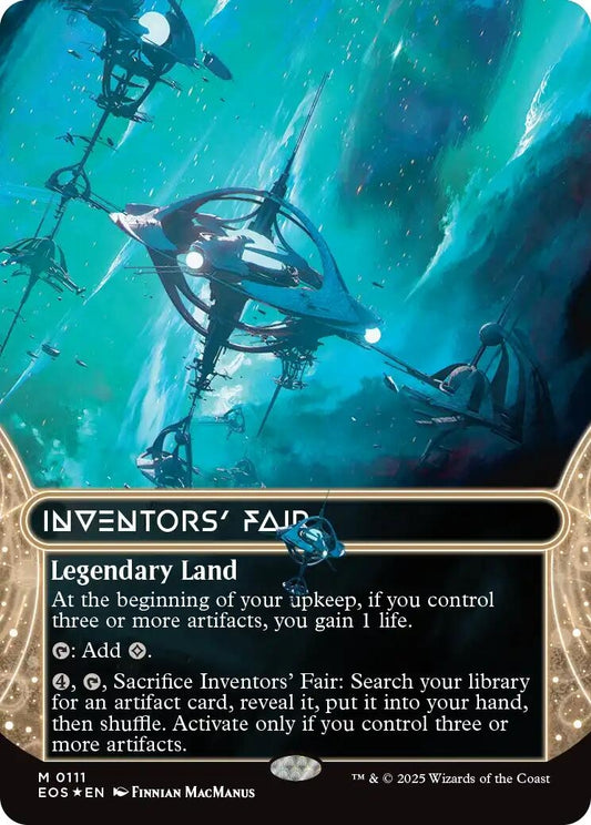 Inventors' Fair (0111) (Borderless) (Galaxy Foil) (111) (Edge of Eternities: Stellar Sights) (EOS)