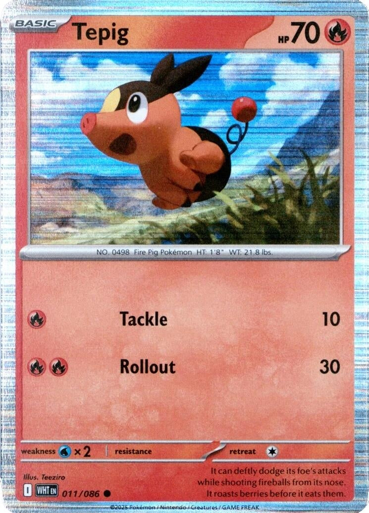 Tepig - 011/086 (Unova Poster Collection) (011/086) (MCAP)