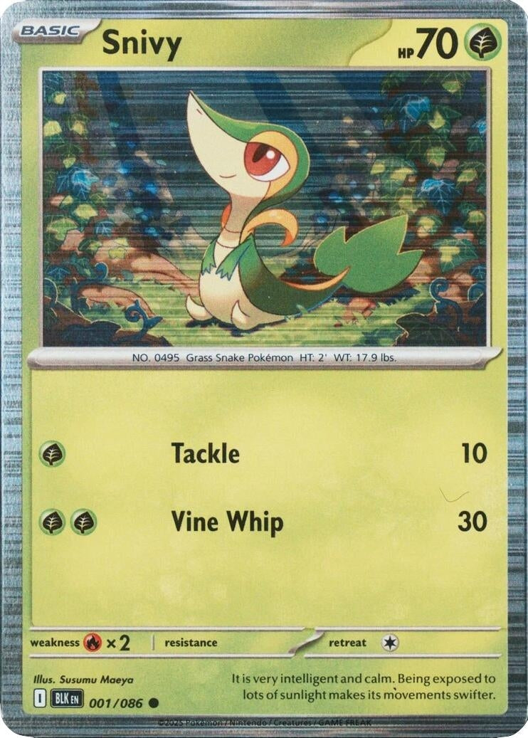 Snivy - 001/086 (Unova Poster Collection) (001/086) (MCAP)