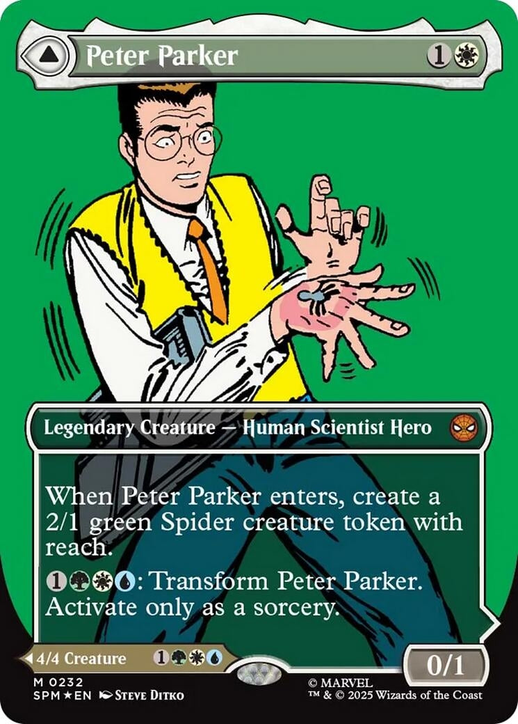 Peter Parker (0232) (Borderless) (232) (Marvel's Spider-Man) (SPM)