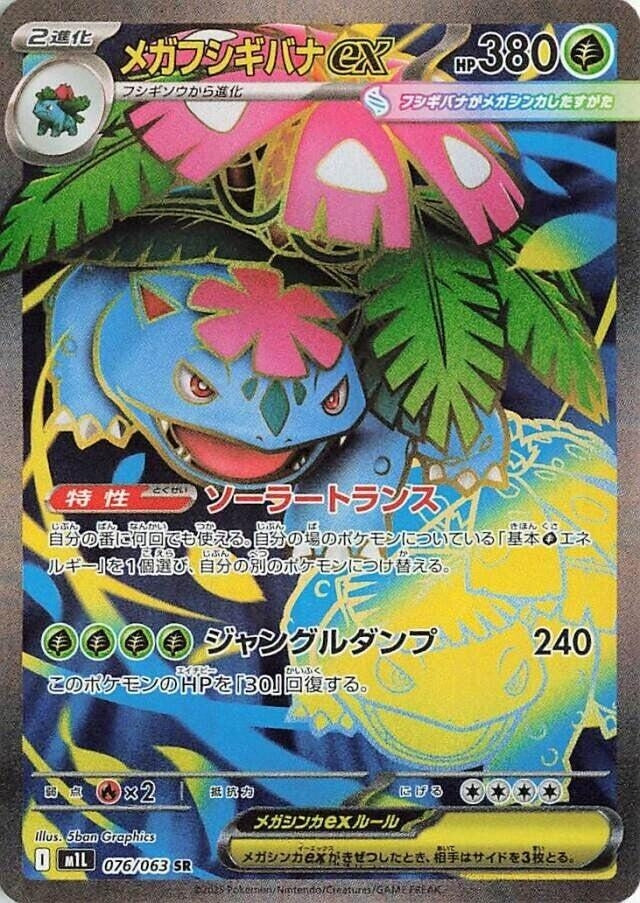 Mega Venusaur ex (076/063) (m1L)