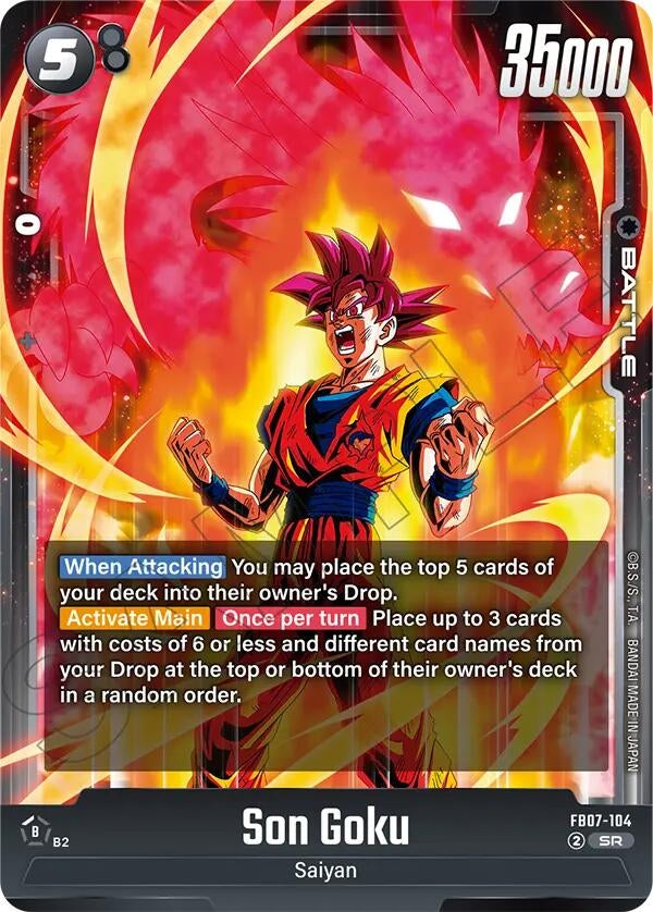 孫悟空 SR FB07-104 Son Goku - FB07-104 (FB07-104) (Wish For Shenron) (FB07) – Card