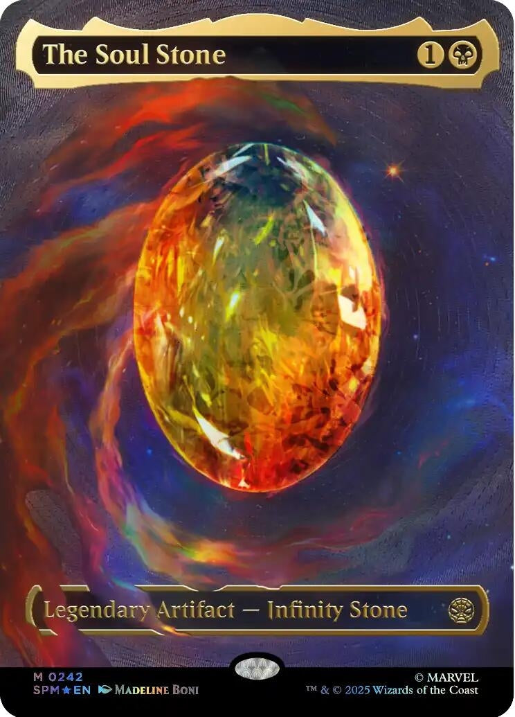 Image for The Soul Stone (Cosmic Foil) (242) (SPM) - Magic: The Gathering