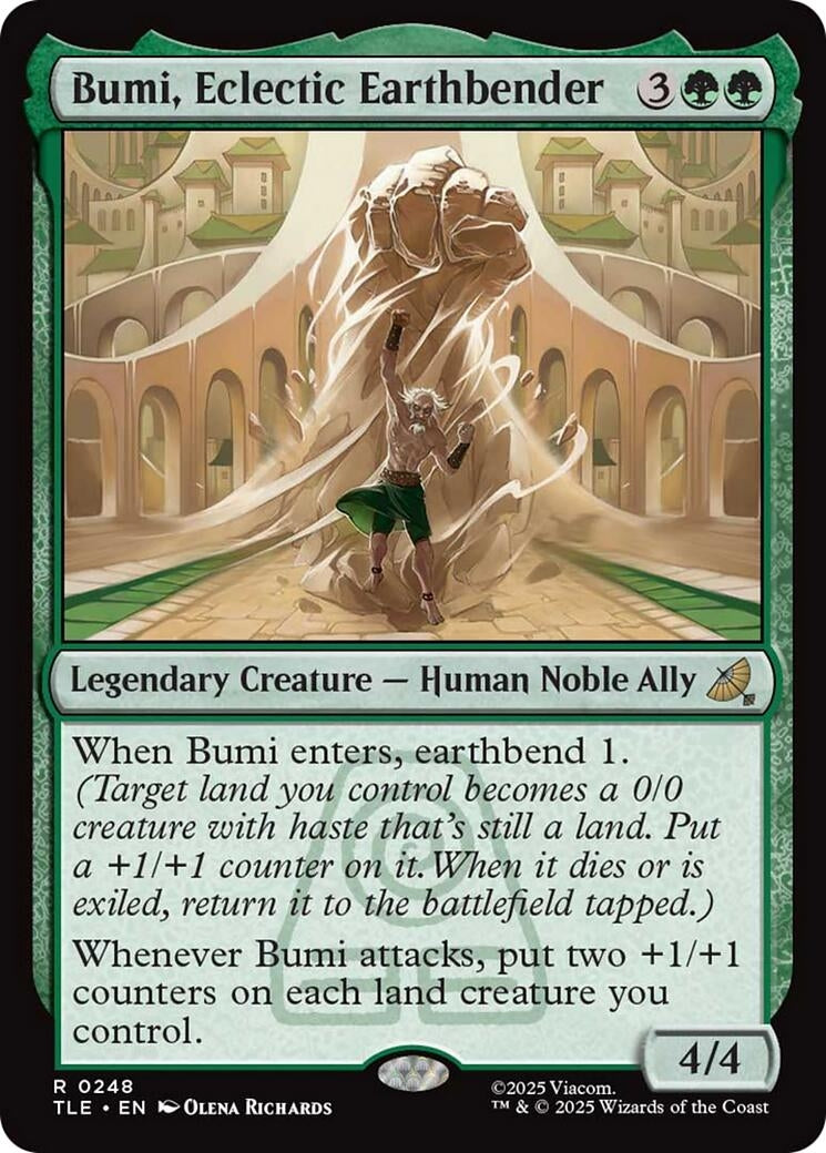 Bumi, Eclectic Earthbender (248) (TLE)