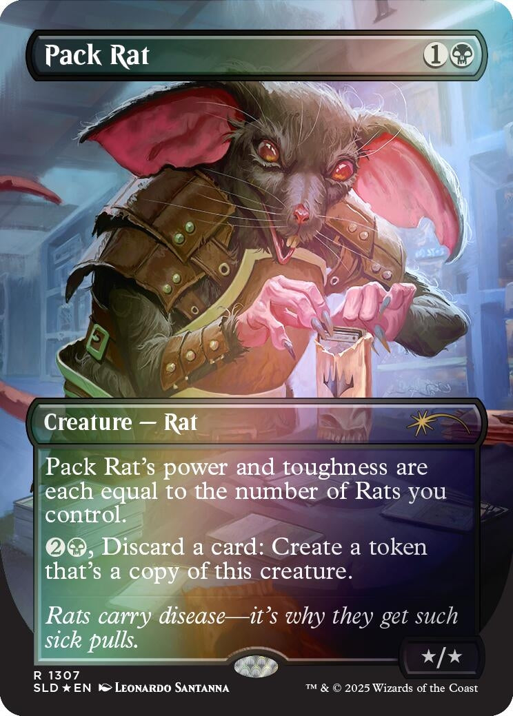 Pack Rat (1307) (Rainbow Foil) (1307) (SLD)