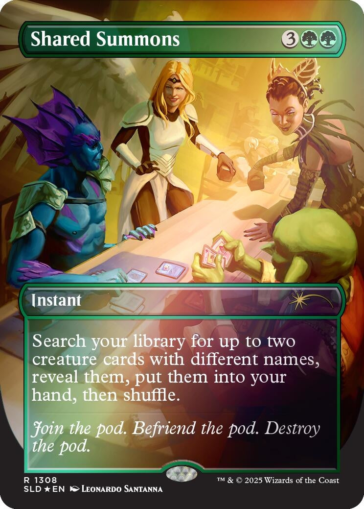 Shared Summons (Rainbow Foil) (1308) (SLD)