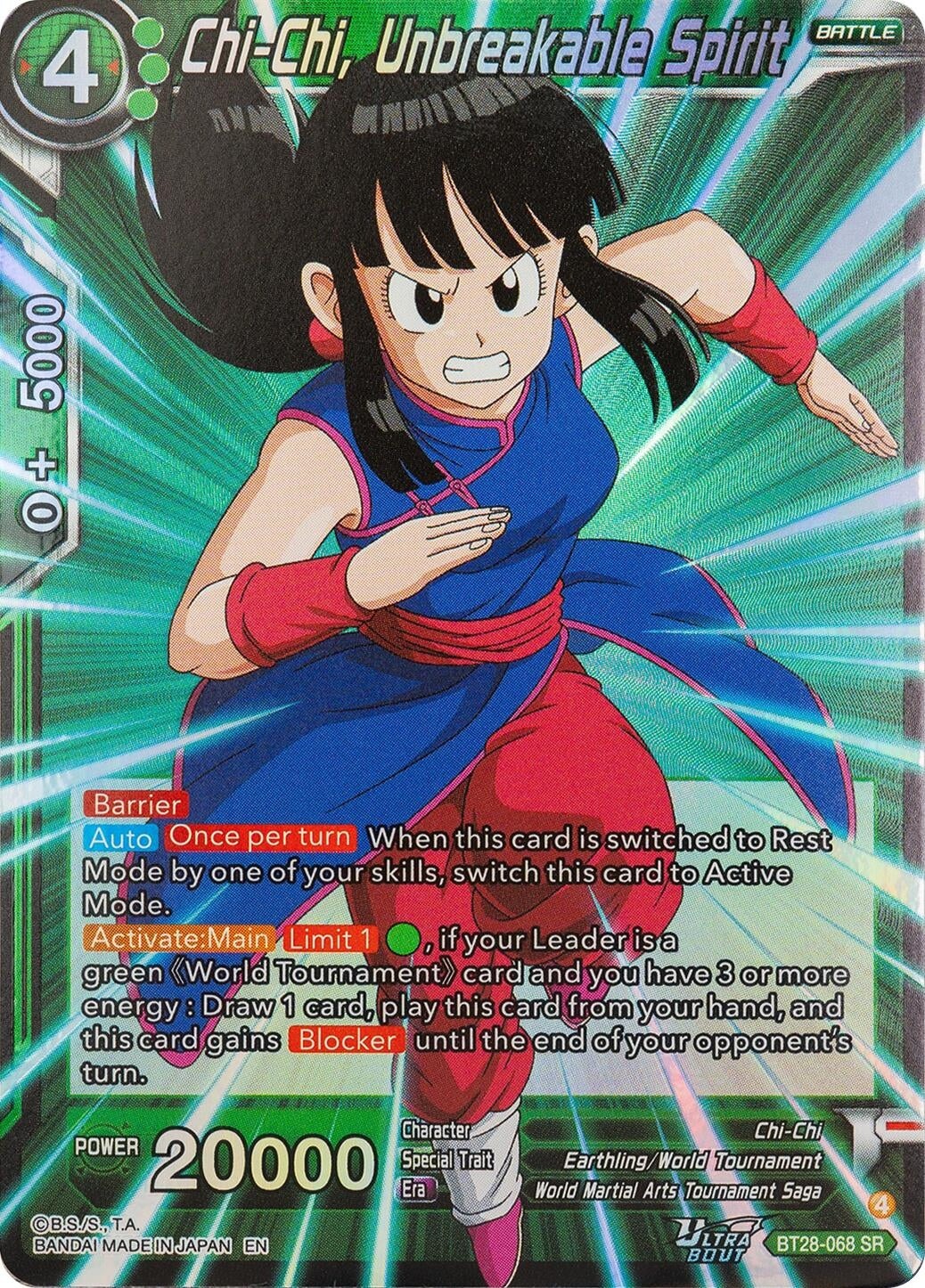 Chi-Chi, Unbreakable Spirit (BT28-068) (BT28)