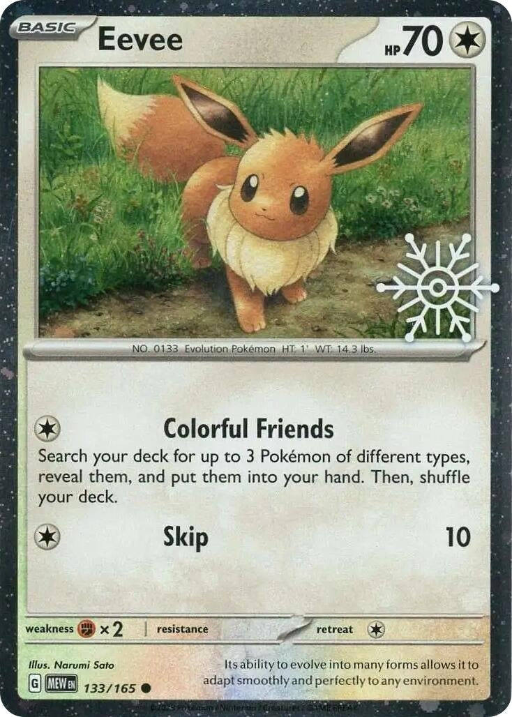 Eevee (Holiday Calendar) (133/165) (MCAP)