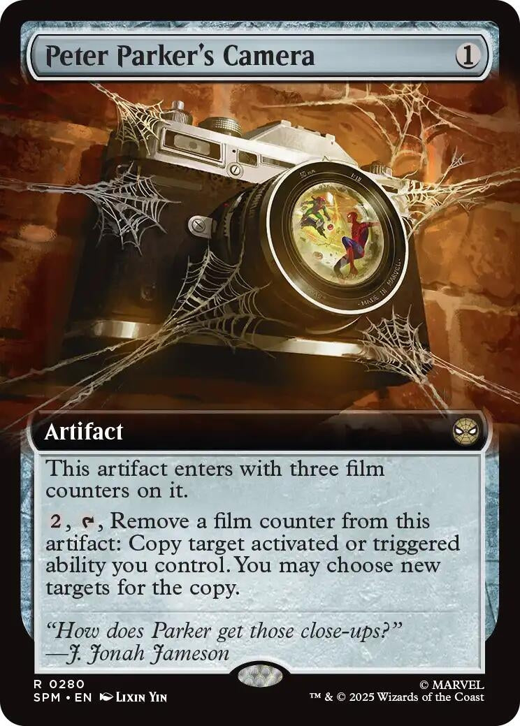 Peter Parker's Camera (Extended Art) (280) (Marvel's Spider-Man) (SPM)