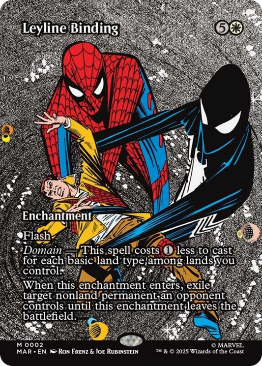 Leyline Binding (Borderless) (2) (Marvel Universe Eternal-Legal) (MAR)