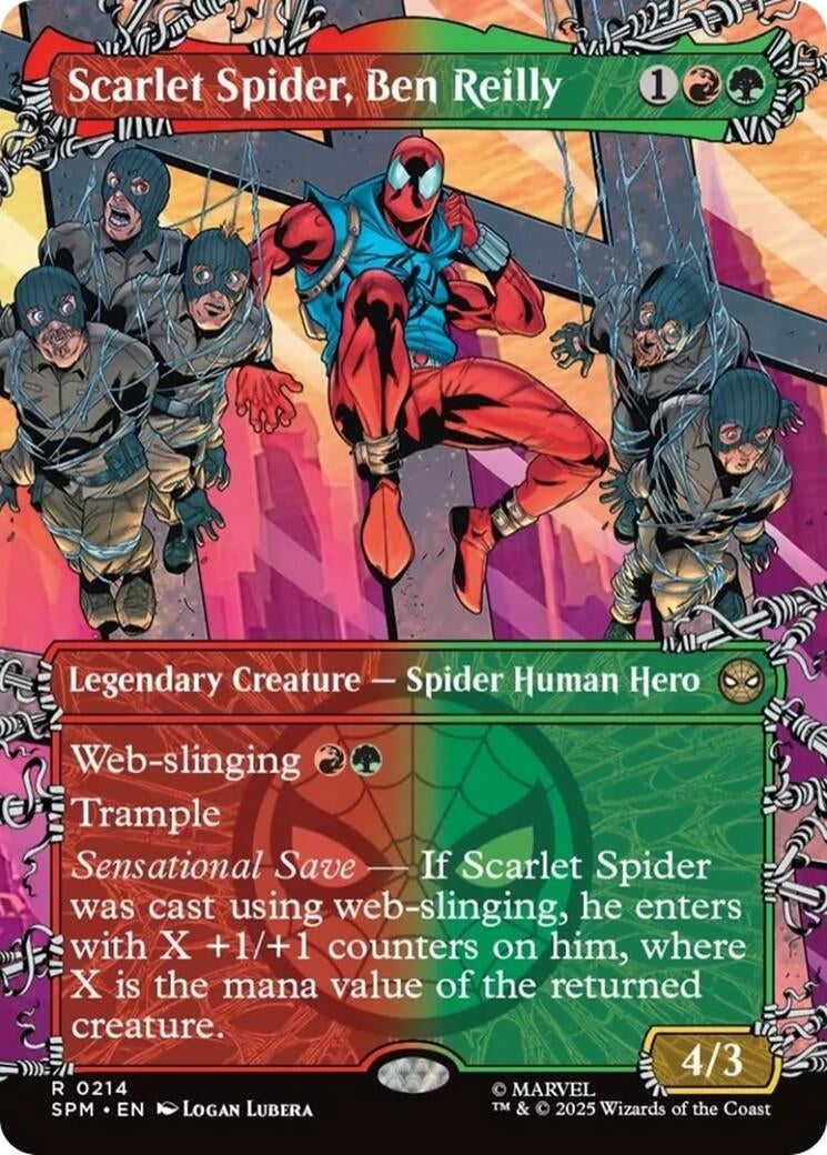 Scarlet Spider, Ben Reilly (Borderless) (214) (Marvel's Spider-Man) (SPM)